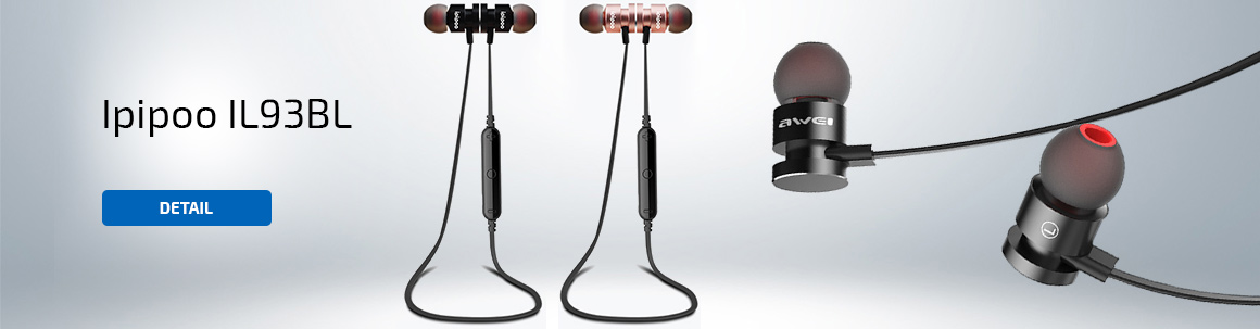IL93BL krásná sluchátka do uší bezdrátová. Bluetooth.